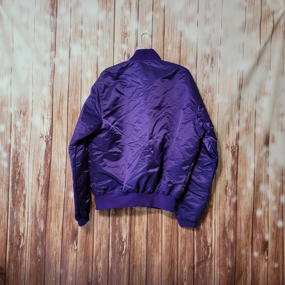 Vtg Utah Jazz Starter Satin NBA Jacket XL - Picture 2 of 4